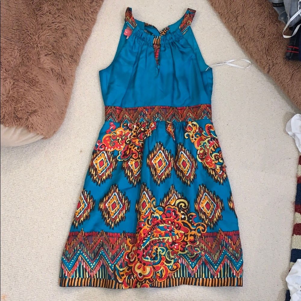 Colorful Midi Dress